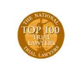 top 100 trial lawyers badge