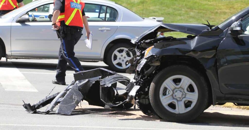 who is responsible after an accident in California